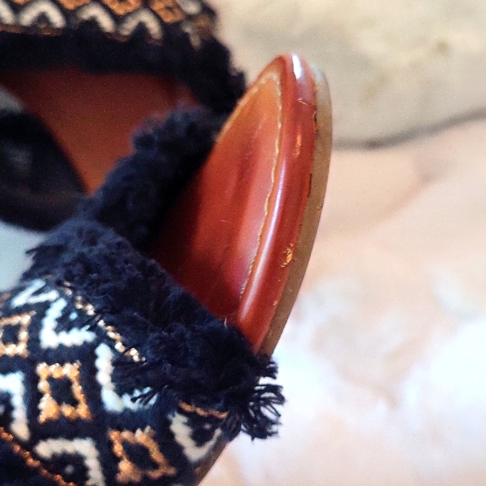 🔆Textile Upper Fuzzy Beachy Comfy Sandals - Women 8🔆 - Picture 8 of 8